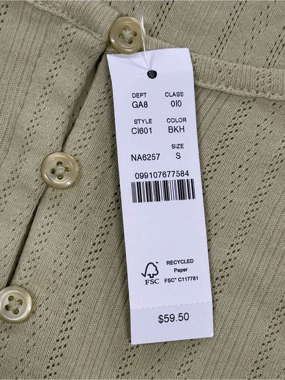 NWT J Crew Pointelle Short-Sleeve Knit Cardigan - Womens Small